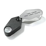 精密ルーペ LEDライト付 10倍 KS‐2