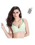 AIKOSHA NETWORK グリーン 90C ベビー＆マタニティ マタニティブラ & 靴下 のセット商品 授乳ブラ ストラップオープン 簡単授乳 シームレスブラ