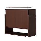 【JAJAN】フィギュアラック「ワイド」83シリーズ『セカンド-2nd』 奥行29cm専用上置きハイタイプ 対応天井高241-273cm ブラウン【正規品】CR-8329UHB[地震対策]