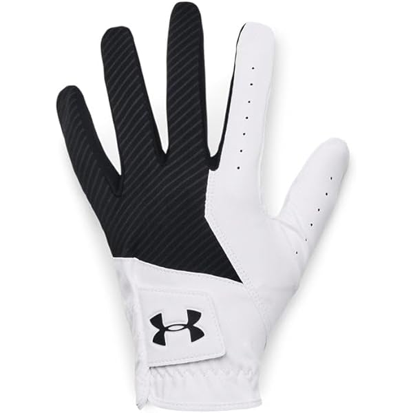 Amazon.co.jp: [Under Armour] UA Medal Golf Glove Black/White