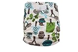 SUNNY BABY おむつカバー 布おむつ フリーサイズ サイズ調節可 テープ式 森のふくろう [並行輸入品]