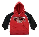 NFL Little Boys Toddlersパフォーマンスプルオーバーフリースパーカー、San Francisco 49ers