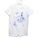 (ポロ ラルフローレン) Polo Ralph Lauren 320605757 コットン ショート オール カバーオール ロンパース ベビー ポニー ホワイト ギフト プレゼント (9M) [並行輸