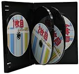 オーバルマルチメディア DVDケース 22mm厚6枚収納トールケース 2個 ブラック