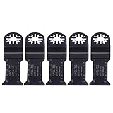 5pcsユニバーサル32.5ミリメートルHCS + HSSブラック振動マルチツール木製カッターソーブレードフェインボッシュ用