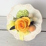 カラフルなローズガーデンスタンド　オレンジ　（プリザーブドフラワー）