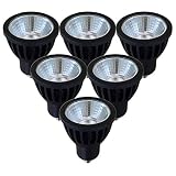 Fwaytech スポットライト e11 狭角 調光器対応 高演色性Ra92以上 暖色2300K 7W LEDハロゲン電球60W～75W相当 ダクトレールLEDスポットライト密閉器具対応 (濃い電球色相当Ra92(2300K), 本体黒 (狭角15度) E11口金 調光対応)