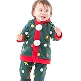 (赤ちゃんまーけっと) 着ぐるみ サンタ キッズ クリスマスツリー セパレート 男女共用 80