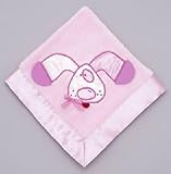 Mullinsスクエアキッズ/アップリケBlanket with Teethers 19" Square ピンク 91.106