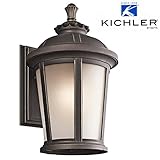 玄関照明 玄関 照明 LED 門柱灯 門灯 屋外 KIC-49411RZLD KICHLER キチラー ブラケット E26 LED電球