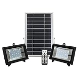 SUNNY 屋外用LEDガーデンライト×2灯セット ソーラー充電式 高輝度LED30灯 最大出力40W IP65防水 夜間自動点灯 リモコン操作 太陽光充電で経済的 エコ ライト