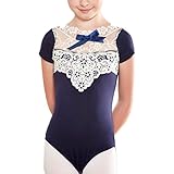 Zhhlinyuan 良質 Summer Lace Cotton Leotard Dancewear Kids ガールズ Ballet Dance Dress KLG62023