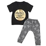ノーブランド品　新生児　赤ちゃん　男の子　綿100％　Tシャツ　トップ　パンツ　上下セット　衣装　双子コーデ　2セット　贈り物　4サイズ選べる - 70