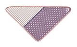 Organic Farm Buddies Polka Dot Bandana Bib, Purple by Organic Farm Buddies [並行輸入品]