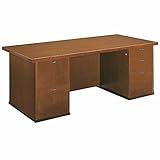 コクヨ 役員室用家具 マネージメント70シリーズ 両袖デスク 幅1800 カラー:W05(ブラウン)
