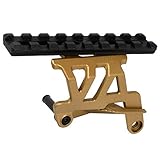 5KU マルイ ハイキャパ 5.1、4.3用 20mmレールマウント ゴールド