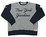 MLBニューヨークヤンキースダイヤモンドフリースクルースウェットシャツ L