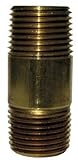 Jmfニップル1 / 4 " x 5 – 1 / 2 "レッド真鍮バルク