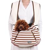 NATUYA 犬 抱っこ紐 スリング ペットバッグ ペットスリング 犬抱っこ紐 犬おんぶひも ドッグスリング キャリーバッグ 小型犬 ペット 猫 リュック型 キャリー 両手解放 (blue)