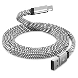 Magtame usb type c_ケーブル フラット平形 磁力自動収納 usbケ_ーブルtype-c 3A急速充電 usbタイプcケー_ブル 高耐久二重ナイロ atocケーブル_ Samsung Galaxy/FE Ultras10E/S10/S9/Plus 5G/Note9/8,A11/LG/Z等対応(1M-シルバー)