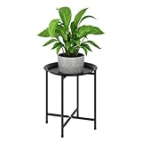 Bamworld フラワースタンド 室内 観葉植物 台 植木鉢台 植木鉢 スタンド 花台 屋外 プランタースタンド 屋外 アイアン 黑