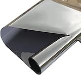 【秋冬・断熱遮光保温強化】窓用フィルム 防犯フィルム 窓断熱シート UVカット 飛散防止 遮熱遮光 目隠しシート マジックミラー 紫外線カット 日差し対策 結露防止 防寒 めかくしシート 台風対策 防災 がらす保護 水で貼る 剥がせる 簡単 ミラーフィルム (グレー,幅70*長さ200cm)