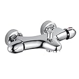 サーモスタット　浴室用 壁付　水栓　混合栓　混合水栓　シャワー　バス水栓　バス用水栓金具