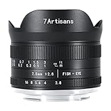7artisans 7.5mm f2.8 Mark II 魚眼レンズ 広角マニュアルフォーカス Sony Eマウントミラーレスカメラ A6300 A6400 A6500 NEX-3 NEX-3N NEX-5T NEX-5R NEX-6 NEX-7用