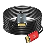 Thzzhnno 4K 8K DisplayPort 光ファイバーケーブル 75M DP - DP 1.4ケーブル 8K@30Hz 4K@144Hz 32.4Gbps HDR対応 G-Sync FreeSync ノートパソコン PC TV ゲームモニター用