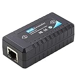 LyxosVee 1ポートPOEエクステンダー10 / 100Mbps IEEE802.3Af標準入力/出力付き IPカメラ用 伝送距離120メートル