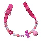 Pumpumly おしゃぶりホルダー かわいい　落下防止 紛失防止 ママも安心おしゃぶりホルダー