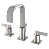Kingston Brass FS8968CTL Continental Widespread Lavatory Faucet with Brass/ABS Pop-Up, 5-5/8-Inch, S