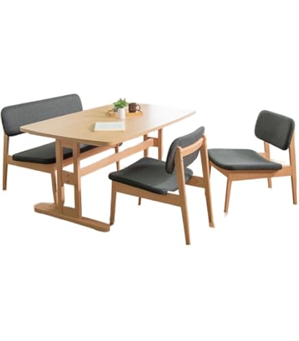 Amazon｜Lynd(リンド) ダイニングセット 幅160 ロータイプ