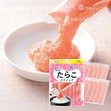 【かねふく公式ストア】かねふく たらこスティック 10本入り（30g×10本）個包装 無着色 たらこばらこ たらこチューブ｜ たらこ 冷凍