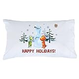 PBS KIDS Dinosaur Train Snow-a-Saurus Rex Pillowcase [並行輸入品]