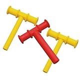 Chewy Tubes Teether, 3 Pack - Yellow/Red/Yellow [並行輸入品]