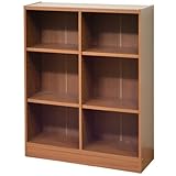 ライフスタイリングショップ オープンラック 本棚 可動棚 幅60×高さ95cm  ダークブラウン WS-03BR