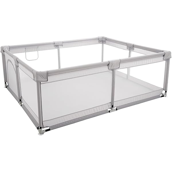 Amazon.co.jp: KCNNベビーサークル メッシュ ベビーゲート 128*128