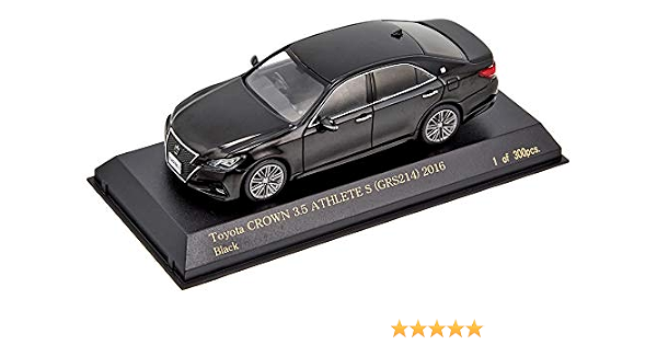 Amazon Carnel 1 43 トヨタ クラウン 3 5 アスリート S Grs214 2016 Black 完成品 ミニカー ダイキャストカー ホビー