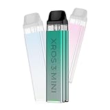 【XROS 3 MINI】電子タバコ ベパレッソ XROS 3 Mini Pod スターターキット MTL&RDL vape ベイプ ニコチンなしタバコなし (ファントムグリーン)