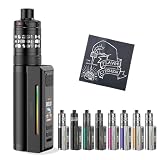 aspire Zelos M80 Kit アスパイア ゼロス M80 キット｜Nautilus 3SR標準搭載｜2600mAh内蔵バッテリー｜最大80W＆TFT液晶｜FlavorKitchenオリジナルクロス付属｜電子タバコ VAPE 本体 スターターキット (Full Black)