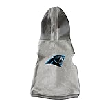 NFL Carolina Panthersチーム犬スウェットシャツ、M、ブルー