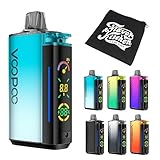 【15mL】VOOPOO Vrizz ブープー ブリッツ ヴリッツ FlavorKitchenオリジナルミニポーチ同梱/電子タバコ pod スターターキット ベイプ VAPE ベープ 本体 (アイリスブルー)