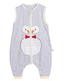 Nine States Infant Sleeveless Sleep Sack Waistcoat Knit Wearable Blanket 12-24 Months, Color Grey by