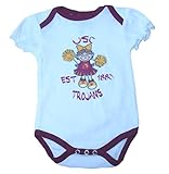 USC TrojansチアリーダーInfant Onesieサイズ0 – 3ヶ月Girls NCAA本物のボディスーツ – ホワイトクリーパー