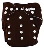 Trend Lab Cloth Diaper, Chocolate with White Liner by Trend Lab