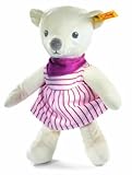 Steiff Knuffi Teddy Bear (White/ Pink) by Steiff