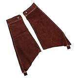 F Fityle 2枚　耐火性　溶接スリーブ　断熱　やけど防止　人工牛革　耐磨耗性