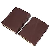 uxcell サンドペーパー 研磨ベルト アブレシブ ダークブラウン 600グリット 6個