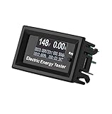 VBESTLIFE　多機能150V/20A電気エネルギーテスター　LCDメーター　DC電圧計/電流計/電力容量モニター　検出テスター 流計電圧計